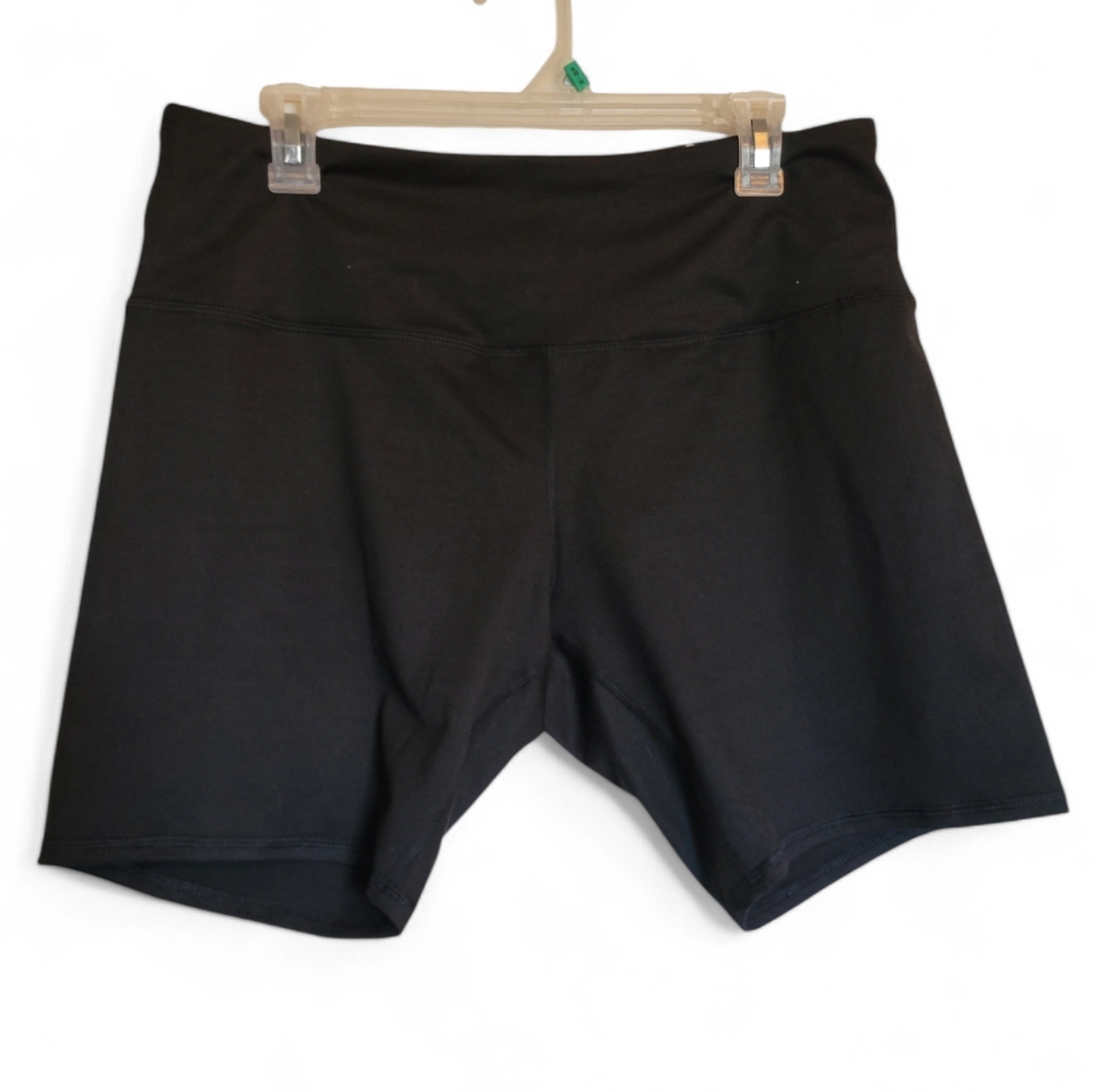 Black Women's Bike Shorts Sz 1x